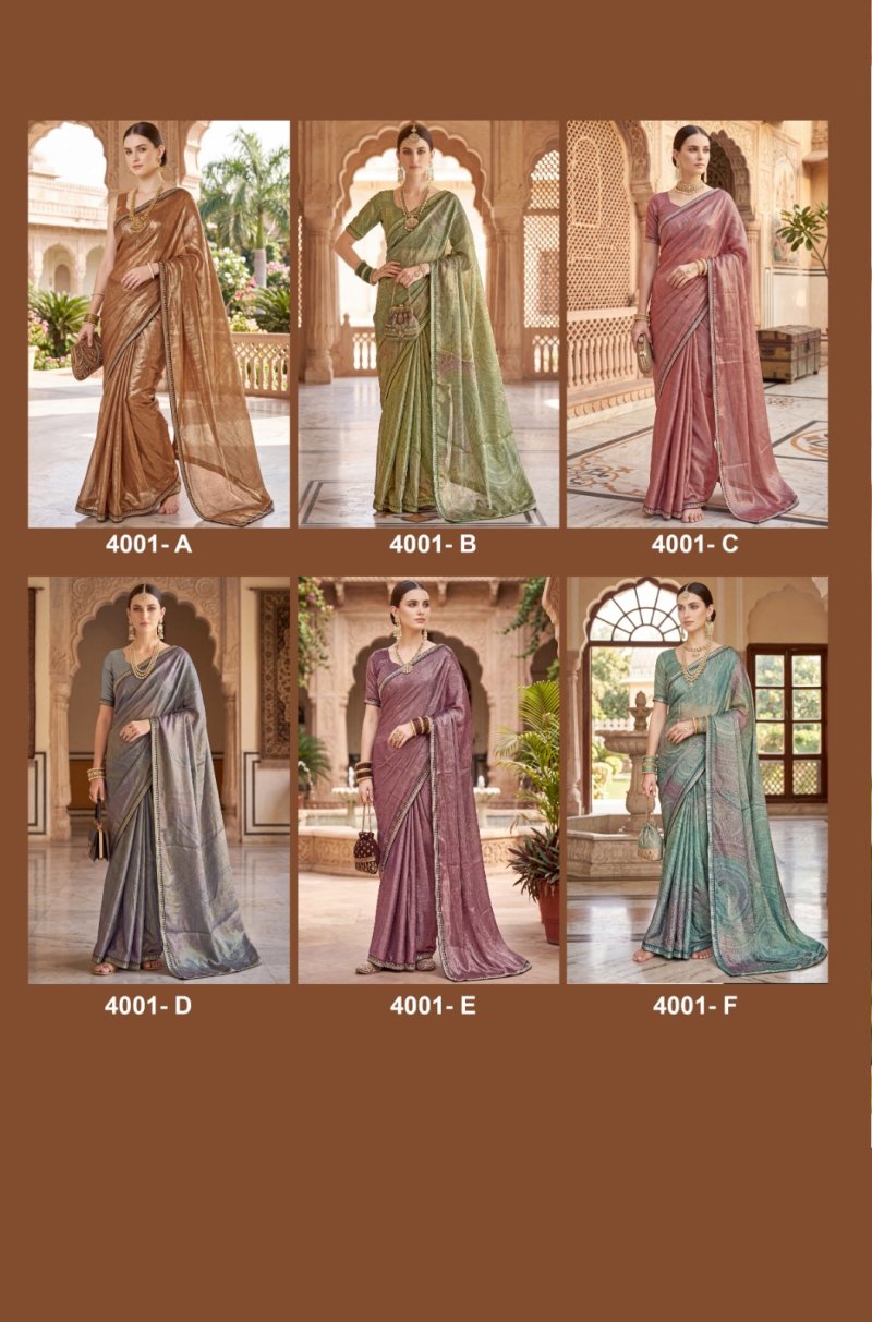 Rama Vol 4 By Vallabhi Brasso Printed Saree 